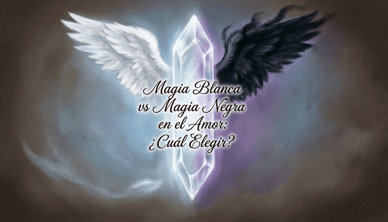 Magia Blanca vs Magia Negra en el Amor: ¿Cuál Elegir?